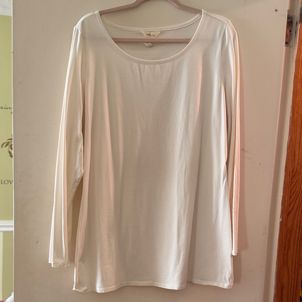 Cream/White Long Sleeve Matilda Jane Top